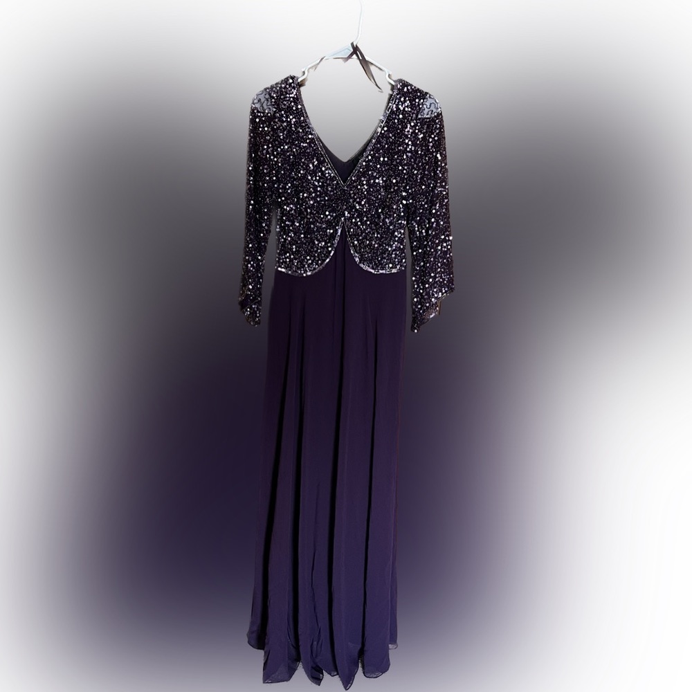 Beautiful Plum Sequin gown